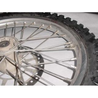 Yamaha YZ80 YZ 80 Front Wheel Tire Rim Spokes Brake Rotor Hub