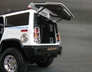 18 Highway 61 Hummer H2 White Free Shipping Best Hummer Diecast Ever