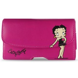 Samsung Galaxy S3 III Licensed Pink Betty Boop Leather Pouch Case