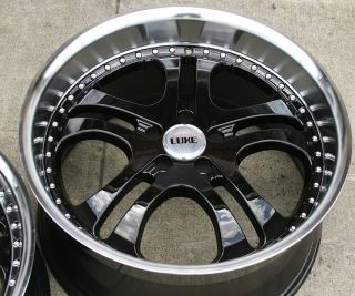 Primax 014 20 Black Rims Wheels Infiniti G35 Coupe 20 x 8 5 10 5H 20