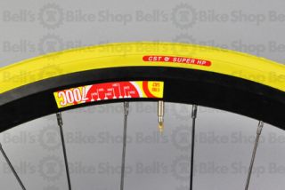 CST C740 Tire 700x23 Yellow Track Fixed Gear Road