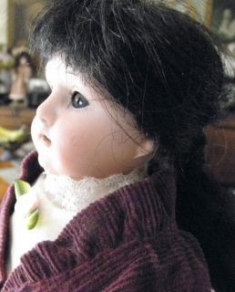 17 Antique German Armand Marseille 370 Doll with Kid Body