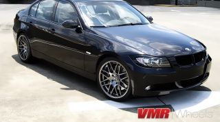 VMR 19 inch VB3 CSL Style Wheels Hyper Black BMW 3 Series E90 E92 E93