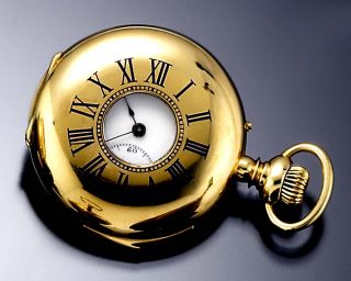 Hour Repeater Gold Swiss Le Coultre Pocket Watch