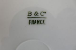 Vintage Limoges B C Dinner Plate BER7 Pattern France