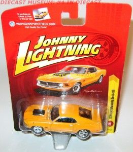 1970 70 Ford Mustang Boss 429 Whitfield JL Johnny Lightning Diecast