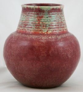 Roseville Imperial II 7 Vase in Red Mint 471 7