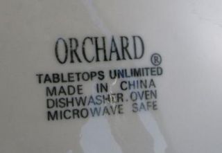 Tabletops Unlimited Orchard Dinner Plate Embossed