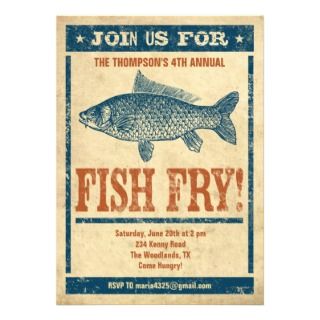 Fish Fry Invitations
