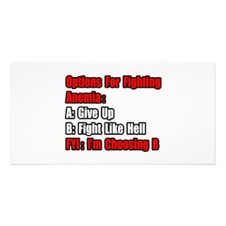 Anemia Fighting Options Photo Cards