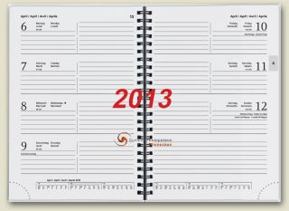 Brunnen Buchkalender Opus 2013 Spiralbindung A5 14,8x21 Terminkalender