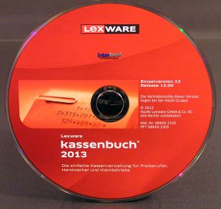 Lexware Kassenbuch 2013 Vollversion Box (12.0) + Handbuch OVP Rg. NEU