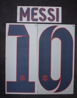 Leo Messi Flock für NIKE Away Trikot NEU S.2012 2013 Barca