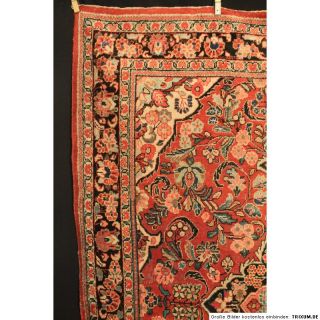 Antik Handgeknüpfter Perser Palast Teppich Saruk Iran Rug Tappeto