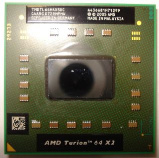 Orginal AMD Turion 64 X2 TL 64 CPU 2x2.2 Ghz CPU TMDTL64HAX5DC