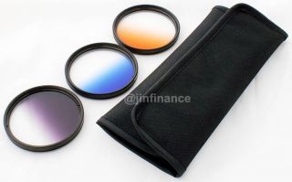 58mm Graduated ND blue orange filter Canon Olympus SONY