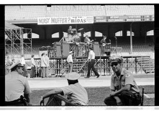 1965 35mm Negs Beatles,entertain at Sox Park  1