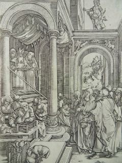 KUPFERSTICH MARCANTONIO RAIMONDI N. ALBRECHT DÜRER 1510 MARIENLEBEN R