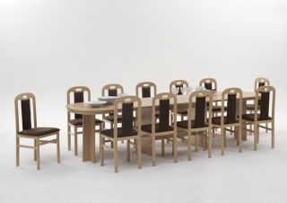 Esszimmer Lola, Tischgruppe, Tisch mit 12 Stühlen