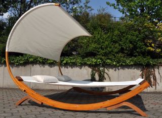 Garten Lounge Liege Doppelliege Sonnenliege Hartholz