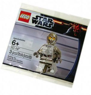 exklusive LEGO Star Wars Figur TC 14 Chrome 6005192 5000063 Minifigur