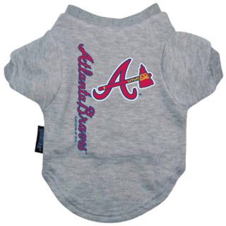 Atlanta Braves Pet T Shirt   Clothing & Accessories   Dog