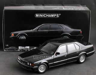 18 Minichamps BMW e32 730i 730 1983 Diamond Black Free Shipping