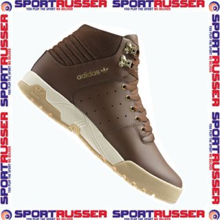 Adidas Uptown TD Winter Leather brown/gold Herren