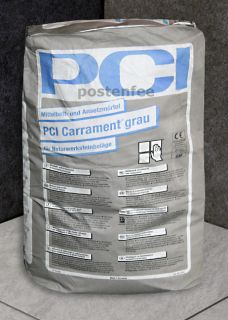22€/Kg PCI Carrament Naturstein Mörtel grau 25Kg Natursteinkleber