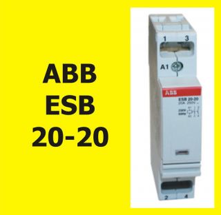 ABB ESB 20 20 Schütz 230V 50Hz 2 Schließer 20A ESB20 20