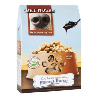 Wet Noses Organic Peanut Butter & Molasses Dog Treats   Dog