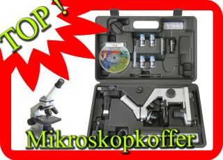 Bresser Junior Schüler Mikroskop Set im Koffer PC USB 