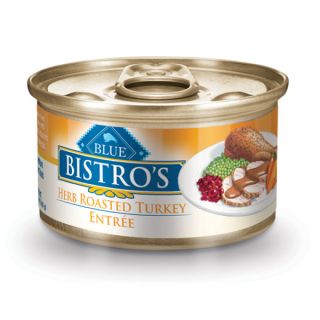 BLUE Bistro's Herb Roasted Turkey Canned Cat Food   Food   Cat