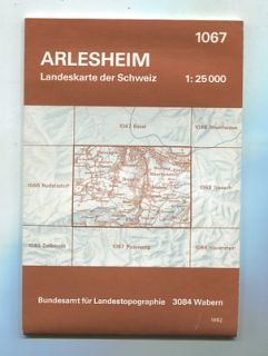 Arlesheim. Landeskarte der Schweiz 1067 / 125.000