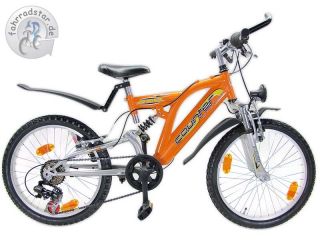 20 Zoll Kinder Mountainbike, MTB Kinderfahrrad, Fahrrad + Standlicht