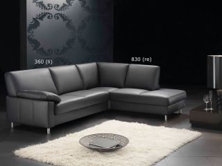 Sofa Couch Polstergarnitur Florenz Schillig Leder Stoff