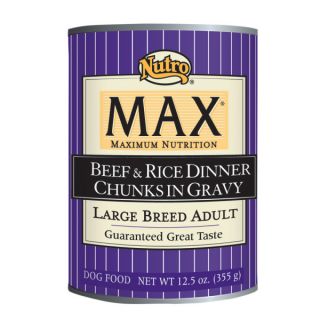 Nutro Max Adult Large Breed Canned Dog Food   Food   Dog