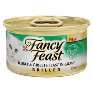 Fancy Feast Gourmet Cat Food Grilled Turkey & Giblets in Gravy   Sale   Cat