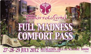 Tomorrowland 2012 Full Madness Comfort Pass