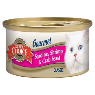 Grreat Choice Sardine, Shrimp & Crab Feast Cat Food   Sale   Cat