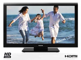 Toshiba 80cm 32 LCD TV Fernseher HDTV HDMI HD Ready USB EPG ci schwarz