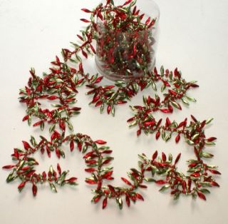 Weihnachten rot goldene Girlande Baumkette NEU w31