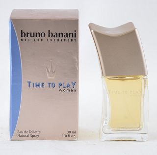 17EUR/100ml) Bruno Banani Time to Play Woman 30 ml EdT NEU OVP
