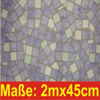 Klebefolie Dekorfolie Möbelfolie Mosaik Blau 2mx45cm