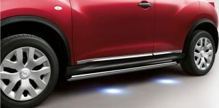 Nissan Juke Schwellerrohre Edelstahl beleuchtet