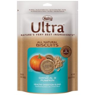 Ultra Oatmeal & Pumpkin Healthy Digestion Blend Dog Biscuits   Treats & Rawhide   Dog
