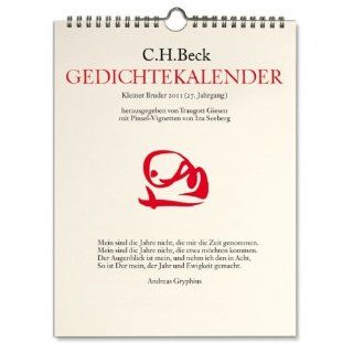 Gedichtekalender Kleiner Bruder 2011 (27. Jahrgang) 