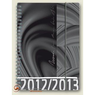 Schülerkalender 2012 2013 Vivendi schwarz A5 Spiralbindung 18 Mo