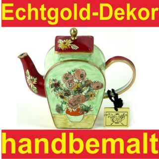 Goebel Teekanne Van Gogh Sonnenblumen Teatime Treasure