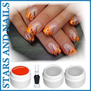 Komplett Set Nailart   Nagel Design UV Gel Nails (#20)